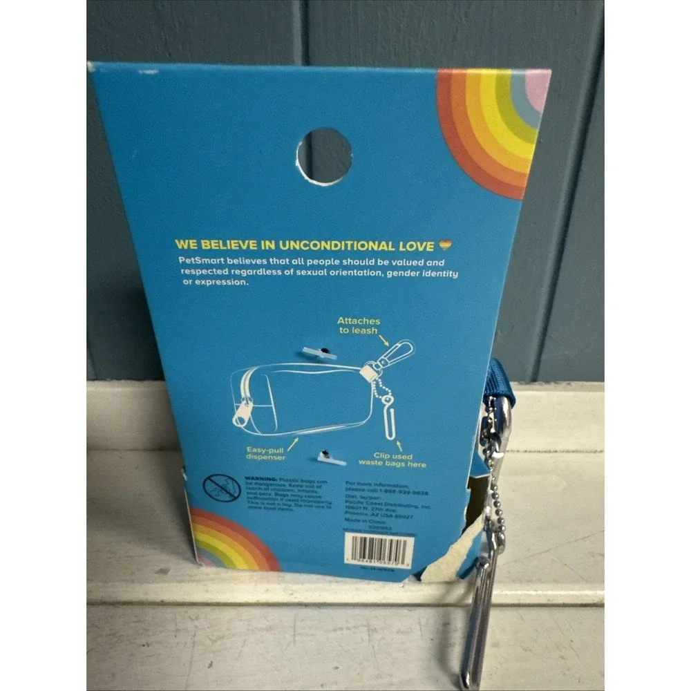 Top Paw Pride YOU ARE LOVED Dog Animal Waste Bag Dispenser Poop LEAD‎ With LOVE
